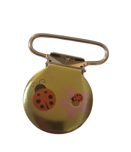 Clip per ciuccio a forma di coccinella