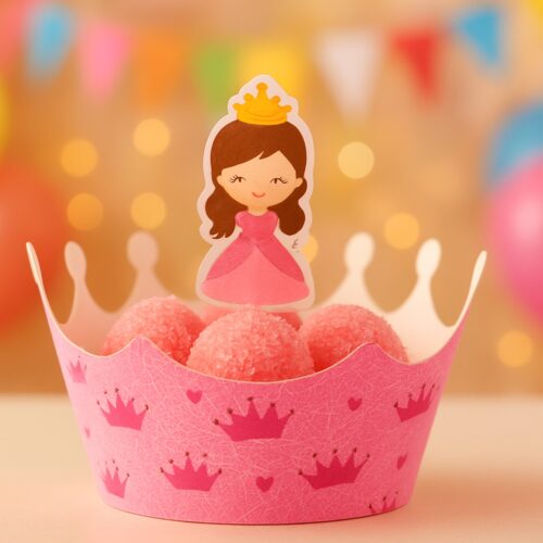 Forminhas decorativa para doces com estampas variadas- Cupcake